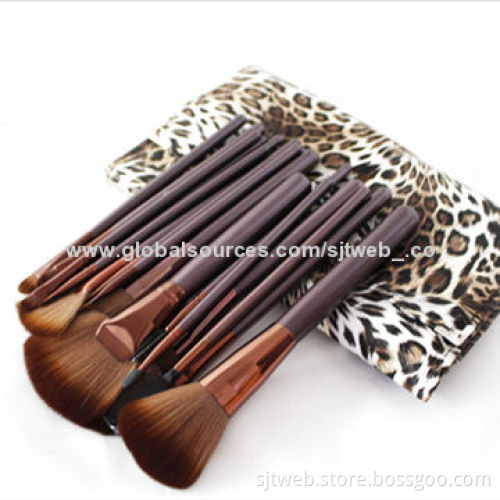 18-pieces Powder Makeup Brushes, 24*15cm Size